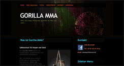 Desktop Screenshot of gorillamma.de