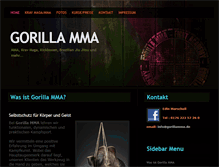 Tablet Screenshot of gorillamma.de